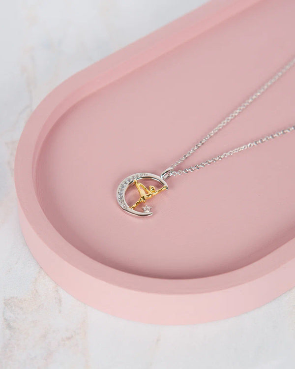 Golden Ballerina Necklace