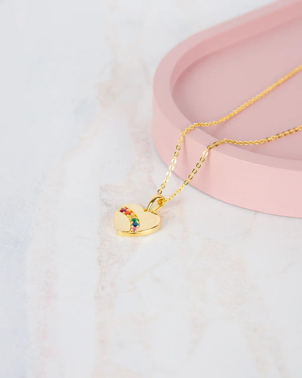 Golden Heart Necklace