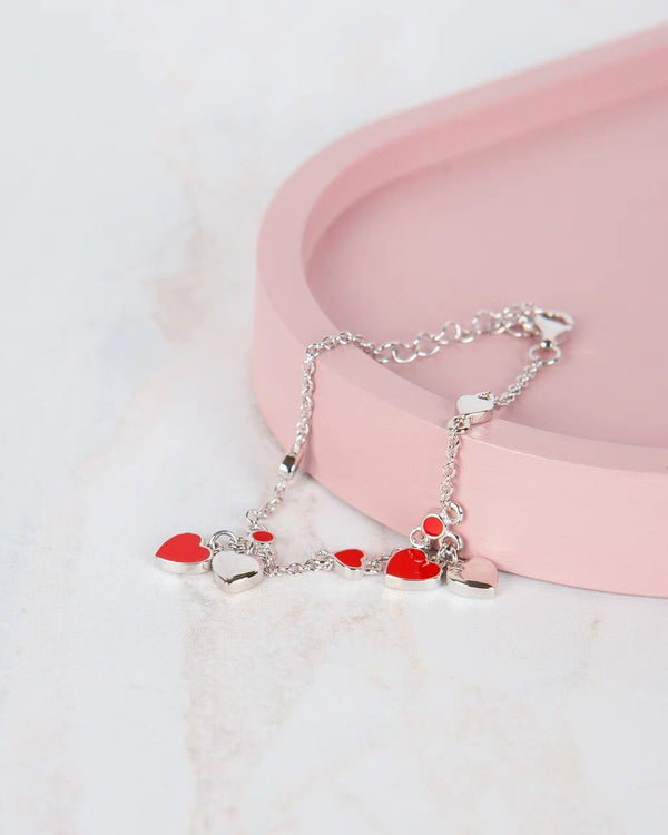 Follow Your Heart Red Bracelet